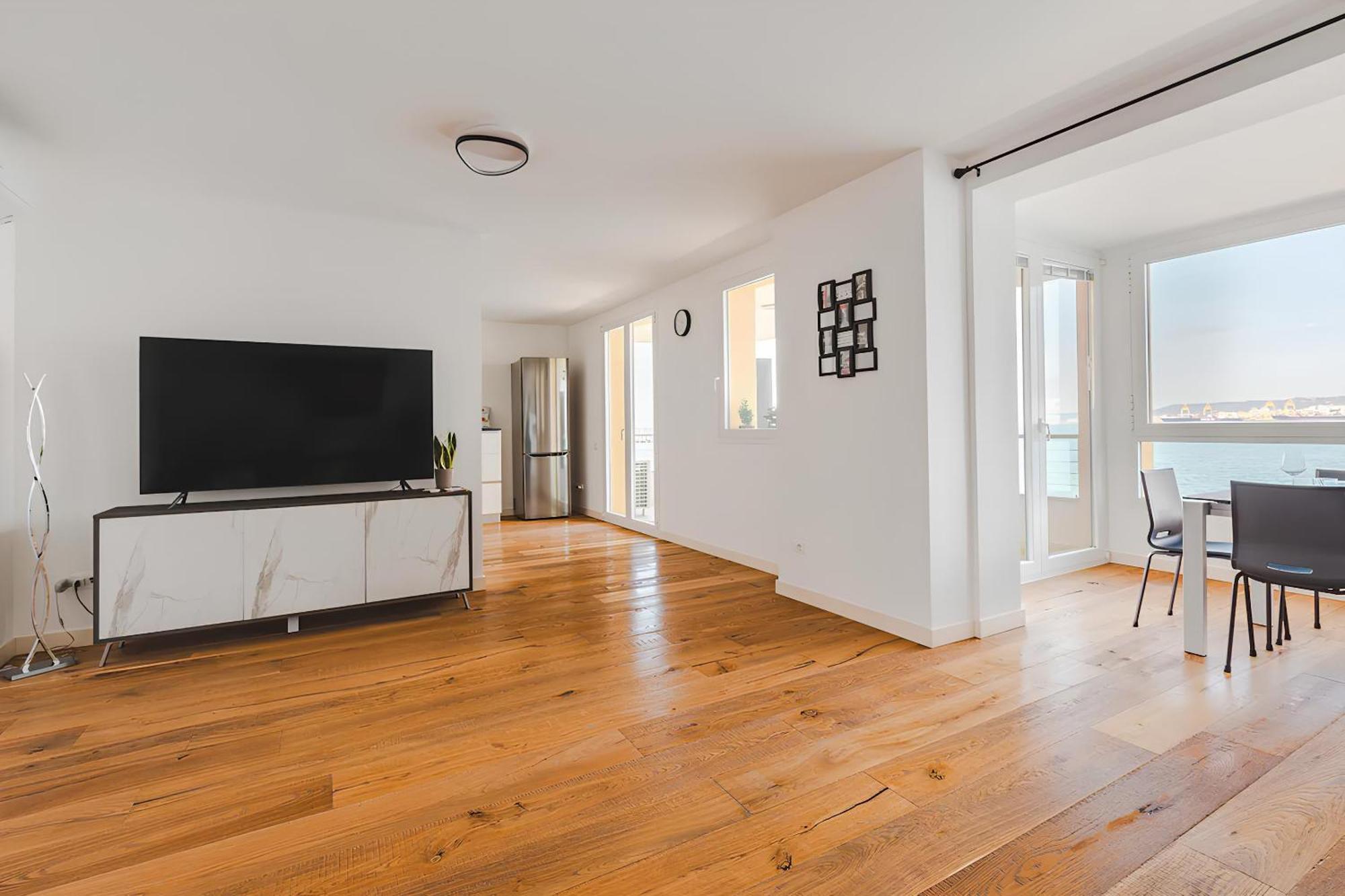 Apartamento Attico Riva Mare Múggia Exterior foto